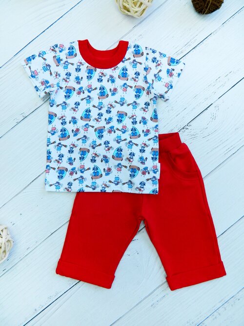 Комплект одежды BabyMaya, размер 28/98, красный