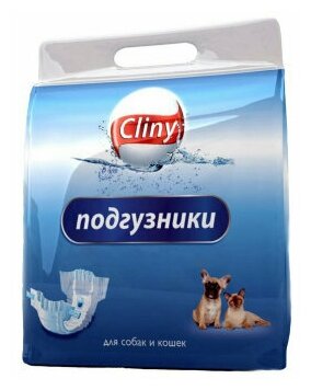 Cliny Подгузники д/собак и кошек XS (2-4кг), 11шт - фотография № 1