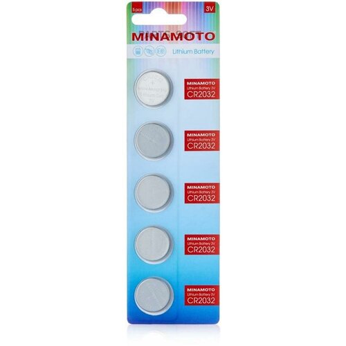 Батарейка cr2032 minamoto 5card элемент питания CR2032M