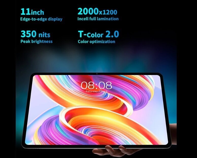 Планшет Teclast T50 Pro (2023) 8/256 ГБ Wi-Fi + Cellular серый