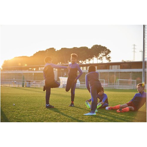 фото Брюки тренировочные детские синие tp 500, размер: 141-150 cm 10-11, цвет: синий графит/яркий индиго kipsta х декатлон decathlon