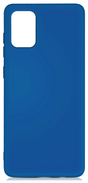 DF Чехол-накладка с микрофиброй для Samsung Galaxy A02s SM-A025F/DS (blue)