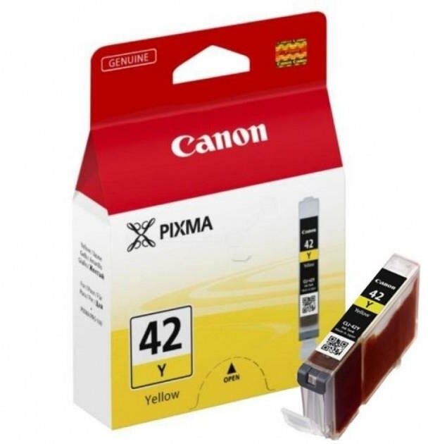 Картридж для струйного принтера CANON CLI-42 Y EUR/OCN (6387B001) - фотография № 4