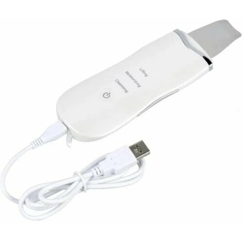 Аппарат для ультразвуковой чистки и лифтинга кожи лица скрабер 3 режима CPJ-01W Leather Shovel белый 69900₽