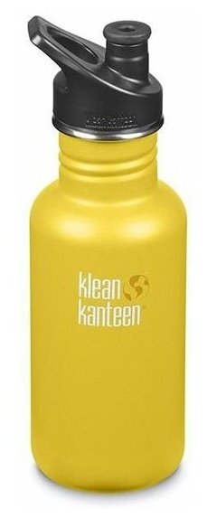 Бутылка Klean Kanteen Classic Sport 18oz (532мл) (Lemon Curry матовый)