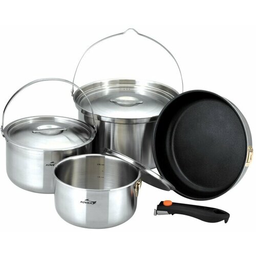 фото Набор туристической посуды kovea triple stainless cookware-l