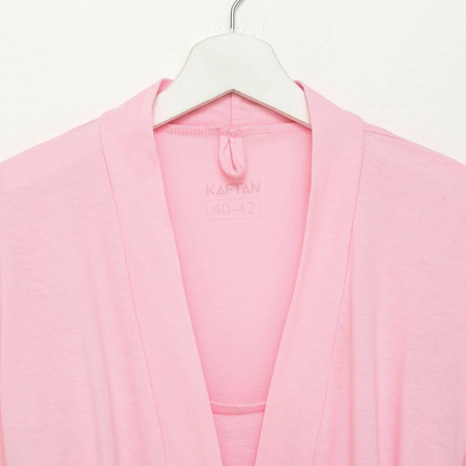 Набор женский (халат, сорочка) KAFTAN, р. 40-42, розовый - фотография № 13