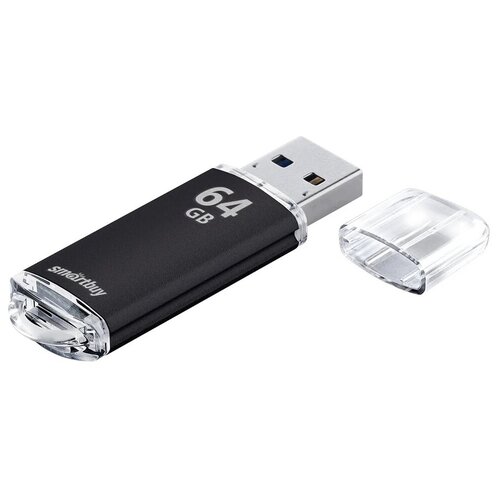 USB Флеш-накопитель Smartbuy V-CUT 64 Гб черный