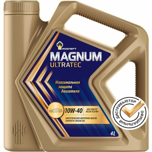 Масло RN Magnum Ultratec 10W-40 SN/CF (канистра 4 л) синт. моторное масло