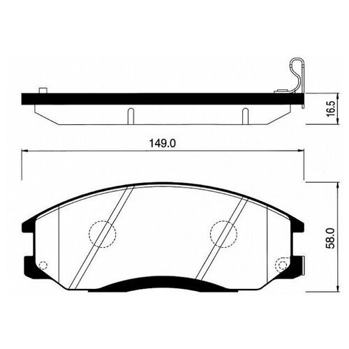 Колодки Тормозные Передние Sangsin Brake Sp1115 Sangsin brake арт. SP1115