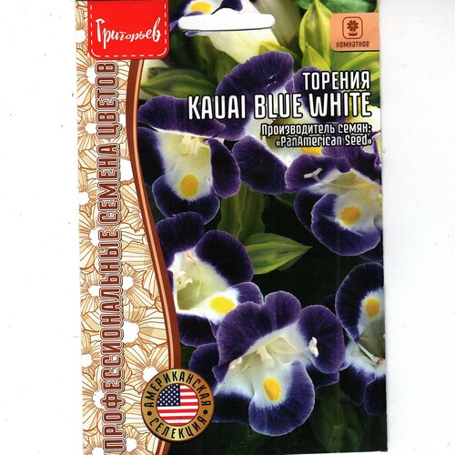 Торения Kauai blue white, комнатный многолетник ( 1уп: 3 семени )