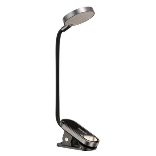 фото Беспроводная настольная лампа с клипсой baseus comfort reading mini clip lamp (dgrad-0g)