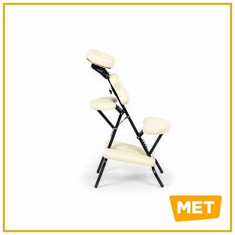 Массажный стул складной MET Comfort Bridge с регулировкой высоты Цвет: Бежевый