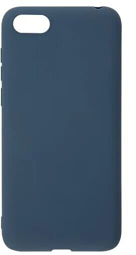 Чехол-крышка New Level для Honor 7A, полиуретан, синий - фото №1