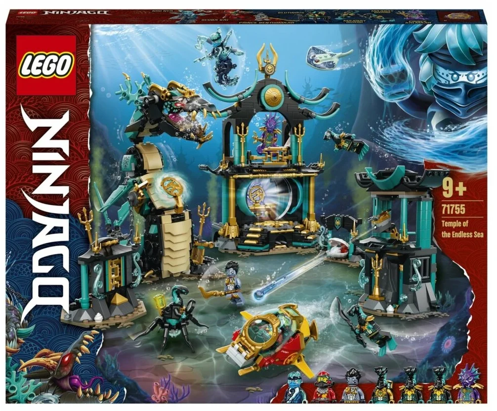 Конструктор LEGO NINJAGO 71755 Храм Бескрайнего моря, 1060 дет.