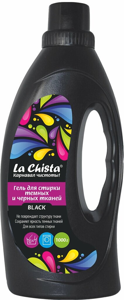 La Chista Гель для стирки Black для темных и черных тканей 1л