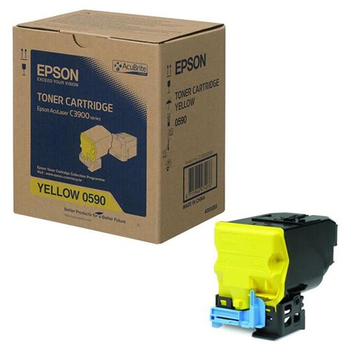 Картридж Epson C13S050590, 6000 стр, желтый чип epson aculaser c3900 c13s050590 yellow master 6k