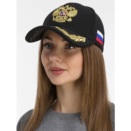 фото Бейсболка фокс спорт, размер универсальный, черный