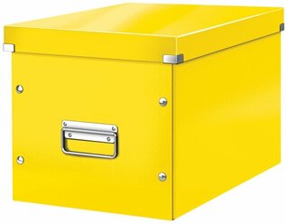 Leitz Короб архивный Click & store WOW L А4, ламинированный картон, желтый