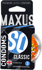 Презервативы MAXUS Classic AIR классические 3 шт