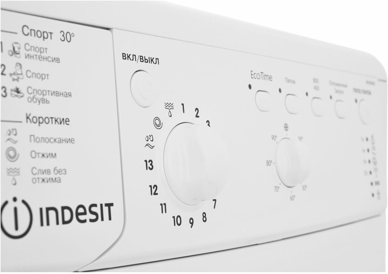 стиральная машина Indesit IWUB 4085 - фото №9