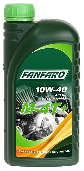 6201 FANFARO M-4T Plus 10W40 1 л. Полусинтетическое моторное масло 10W-40