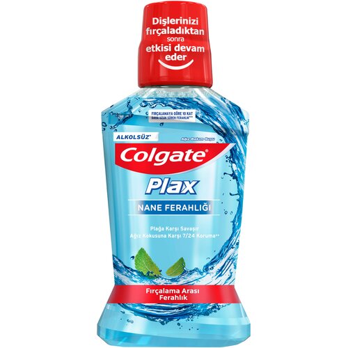 Colgate ополаскиватель Plax Освежающая мята, 250 мл, мята, голубой colgate ополаскиватель plax освежающая мята 250 мл мята