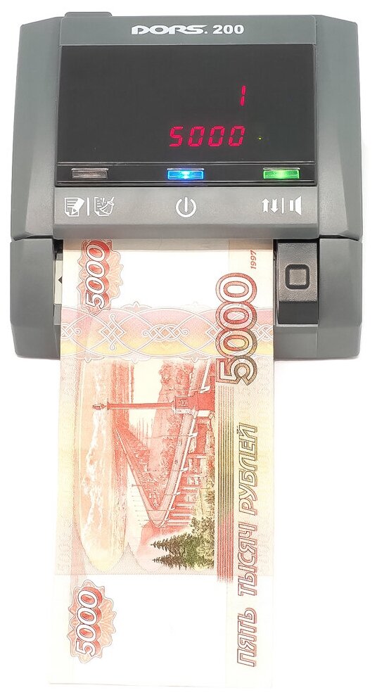 Детектор банкнот Dors 200 автоматический рубли АКБ - фото №10