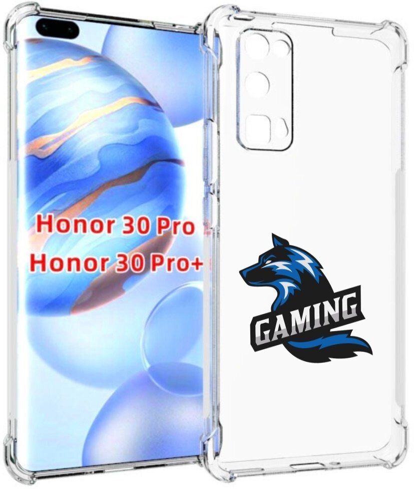 Чехол задняя-панель-накладка-бампер MyPads Gaming мужской для Huawei Honor 30 Pro/Honor 30 Pro plus + (EBG-AN10) противоударный