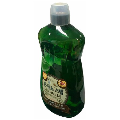 KMPC Жидкое средство для стирки с серебром. NANO SILVER STEP Detergent, 1100 мл.