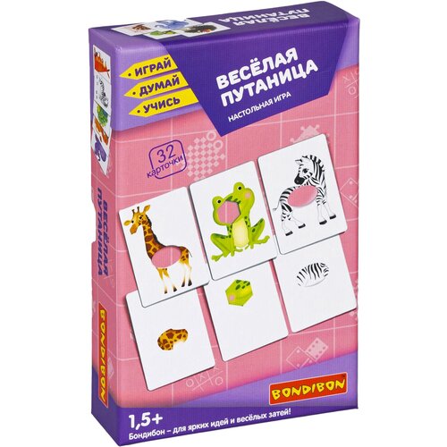 Настольная игра BONDIBON Играй, думай, учись. Весёлая путаница