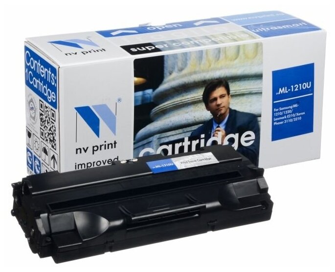 Картридж NV PRINT ML-1210 UNIV для Samsung ML 1210/1430/4500/,Xerox 3110/3210 (2500k)