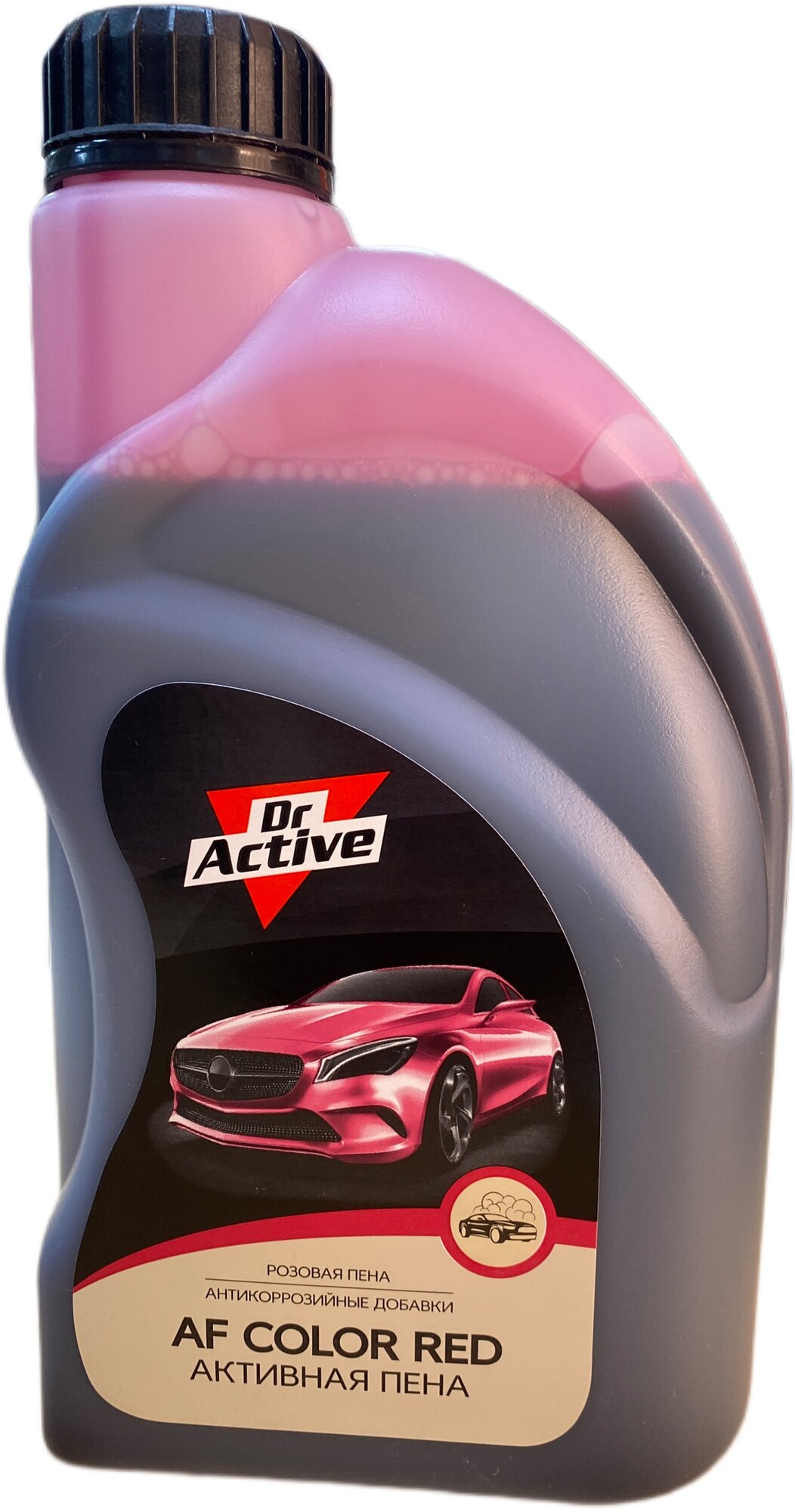 Автошампунь активная пена "AF Color Red" 1л Dr. Active Sintec