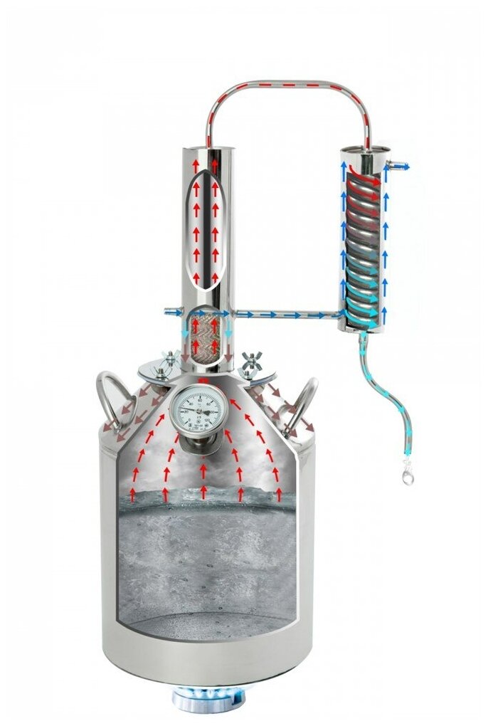 Алковар: Самогонный аппарат Алковар "КрепышОк" 20 л Алковар - фотография № 8