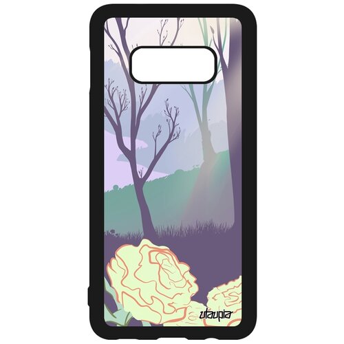 фото Чехол для galaxy s10e, "лесные розы" пейзаж дерево utaupia