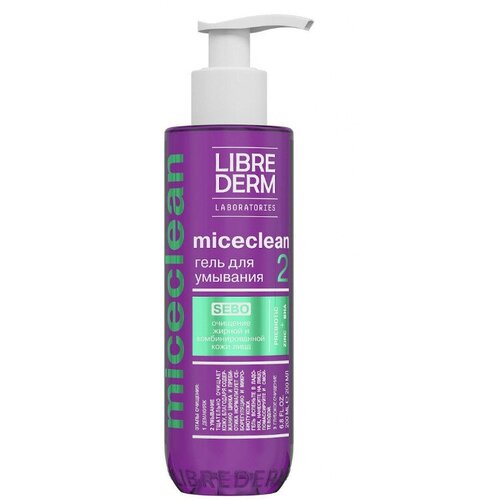 Либридерм (Librederm) Miceclean Sebo Гель для умывания для жирной и комбинированной кожи 200 мл 1 шт
