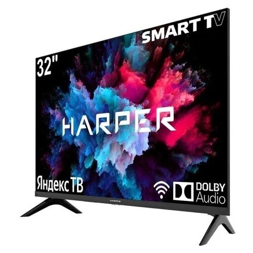 ЖК Телевизор HARPER 32R750TS BEL Frameless яндекс AOSP 90 1RAM 8Gb ROM with Bluetooth RC 1223000₽