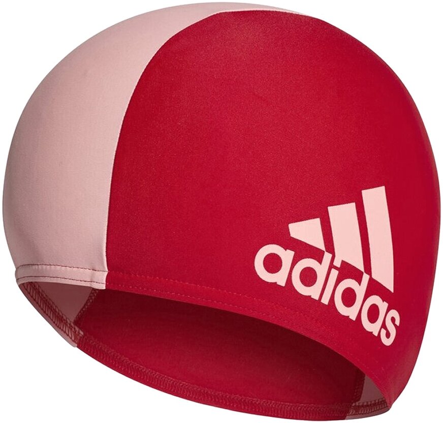 Шапочка для плавания детские adidas Inf Cap Youth, цвет: scarlet (розовый, красный). FJ4962. Размер NS (универсальный)