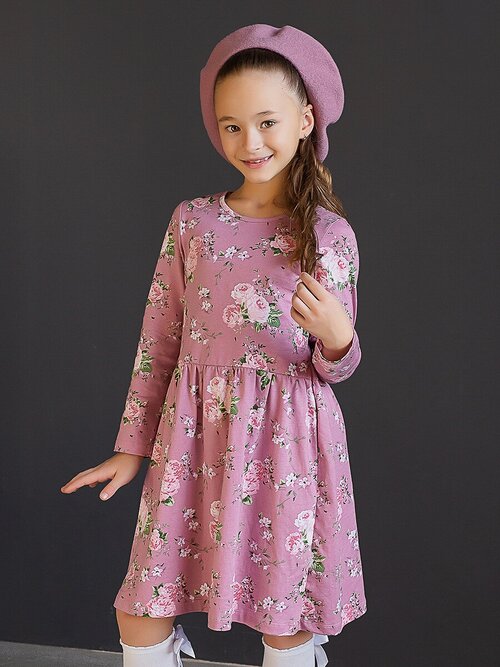 Платье Sova Lina, размер 98, розовый