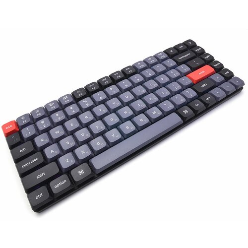 Беспроводная механическая ультратонкая клавиатура QMK Keychron K3 Pro, 84 клавиши, RGB-подсветка, Gateron Blue Switch