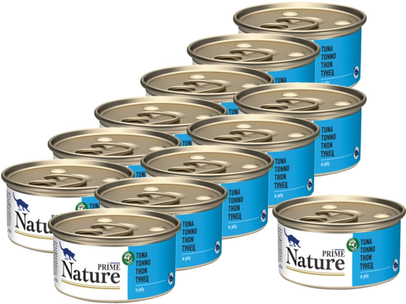 Консервы Prime Nature 85гх12шт для кошек тунец в желе