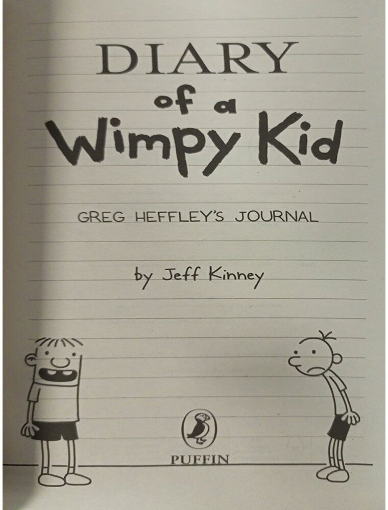 Jeff Kinney "Diary of a Wimpy Kid" офсетная - фото №6