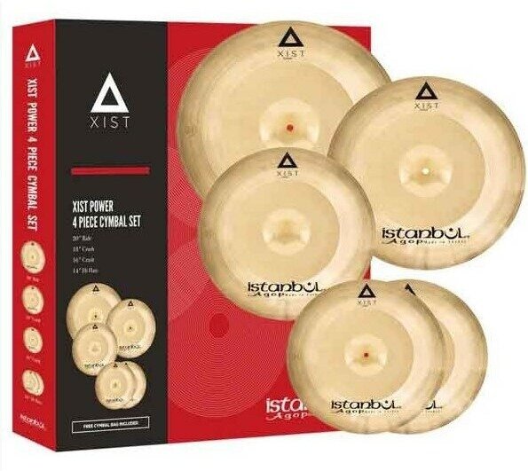 Тарелка для ударной установки Istanbul Agop Xist Power Cymbal Set 14"/ 16"/ 20"