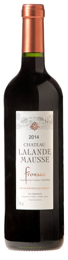 Вино Chateau Lalande Mausse Fronsac 0.75 л