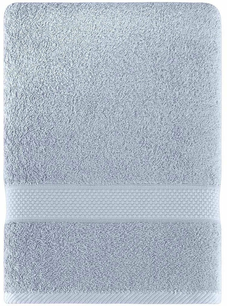 Полотенце банное махровое 50х90 Miranda Soft, серый - фотография № 1