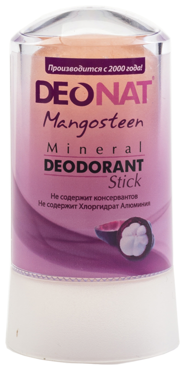 DEONAT Дезодорант Mangosteen, кристалл (минерал), 60 мл, 60 г