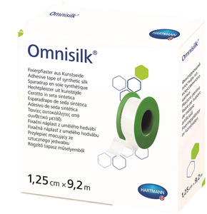 Пластырь Омнисилк/Omnisilk на шелковой основе 9,2 м х 1,25 см 1 шт