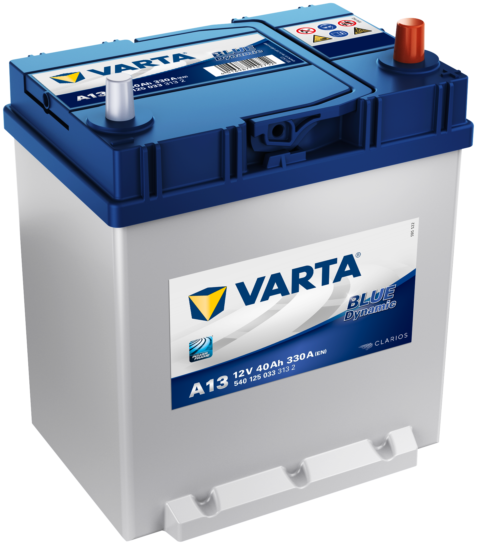 Автомобильный аккумулятор VARTA Blue Dynamic A13 (540 125 033) 187х127х227