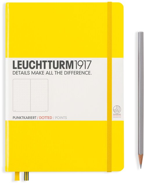 Блокнот Leuchtturm1917 344800 желтый A5, 124 листа