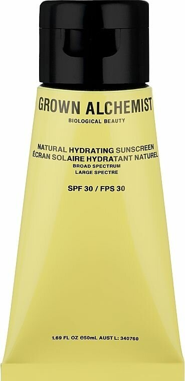 GROWN ALCHEMIST Солнцезащитный увлажняющий крем для лица SPF30 Natural Hydrating Sunscreen Broad Spectrum